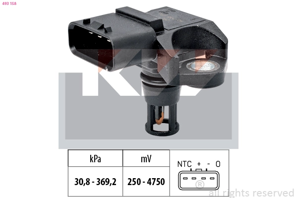Датчик давления воздуха высотного корректор made in italy - equivalent KW 493158