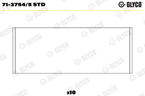 Шатунный подшипник GLYCO 71-3754/5 STD