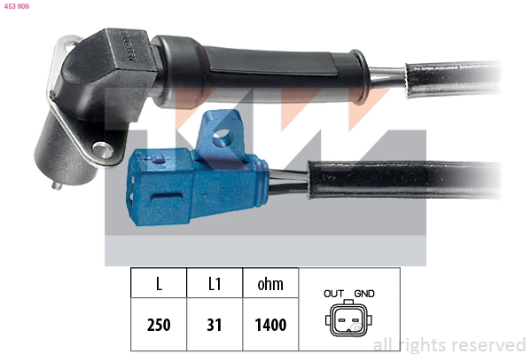 Датчик импульсов made in italy - equivalent KW 453006