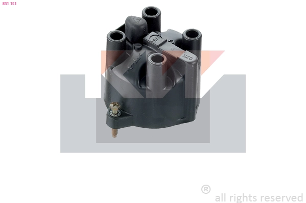 Крышка распределителя зажигания made in italy - equivalent KW 831151