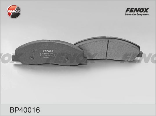 Комплект тормозных колодок дискового тормоз FENOX BP40016