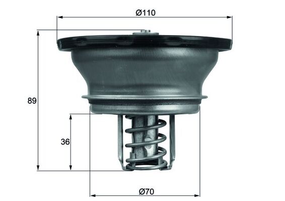 Термостат охлаждающей жидкости MAHLE/KNECHT THD382