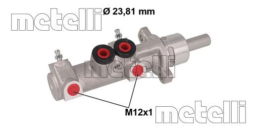 Главный тормозной цилиндр METELLI 05-0901