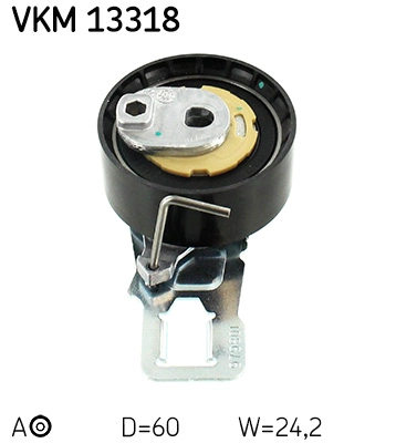 Натяжной ролик ременьа грм SKF VKM13318