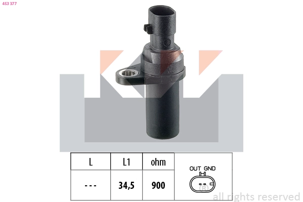 Датчик импульсов made in italy - equivalent KW 453377