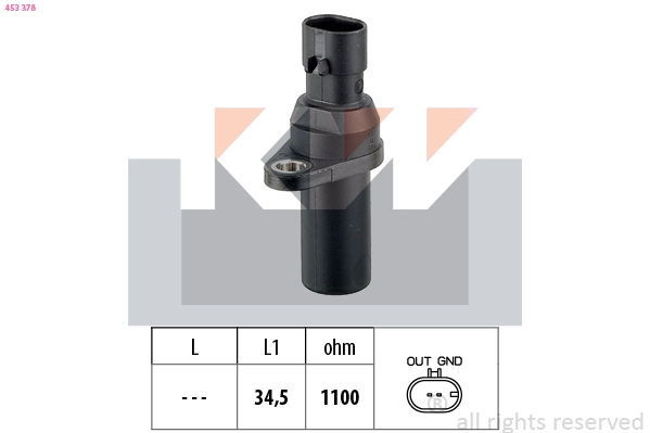 Датчик импульсов made in italy - equivalent KW 453378