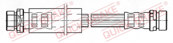 Тормозной шланг QUICK BRAKE 22.313
