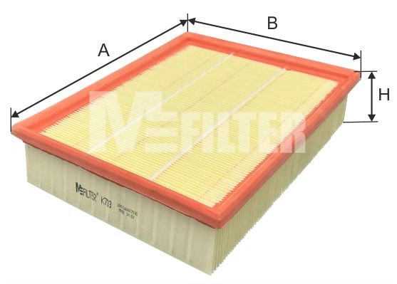Фильтр воздушный MFILTER K703