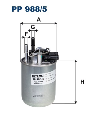 Фильтр топливный FILTRON PP 988/5
