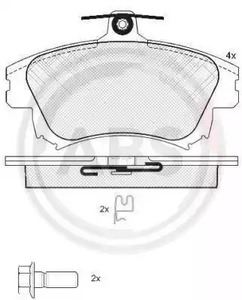 37521 A.B.S. КОЛОДКИ тормозные
