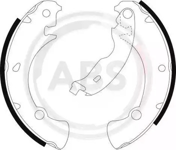 Комплект тормозных колодок A.B.S. 9018