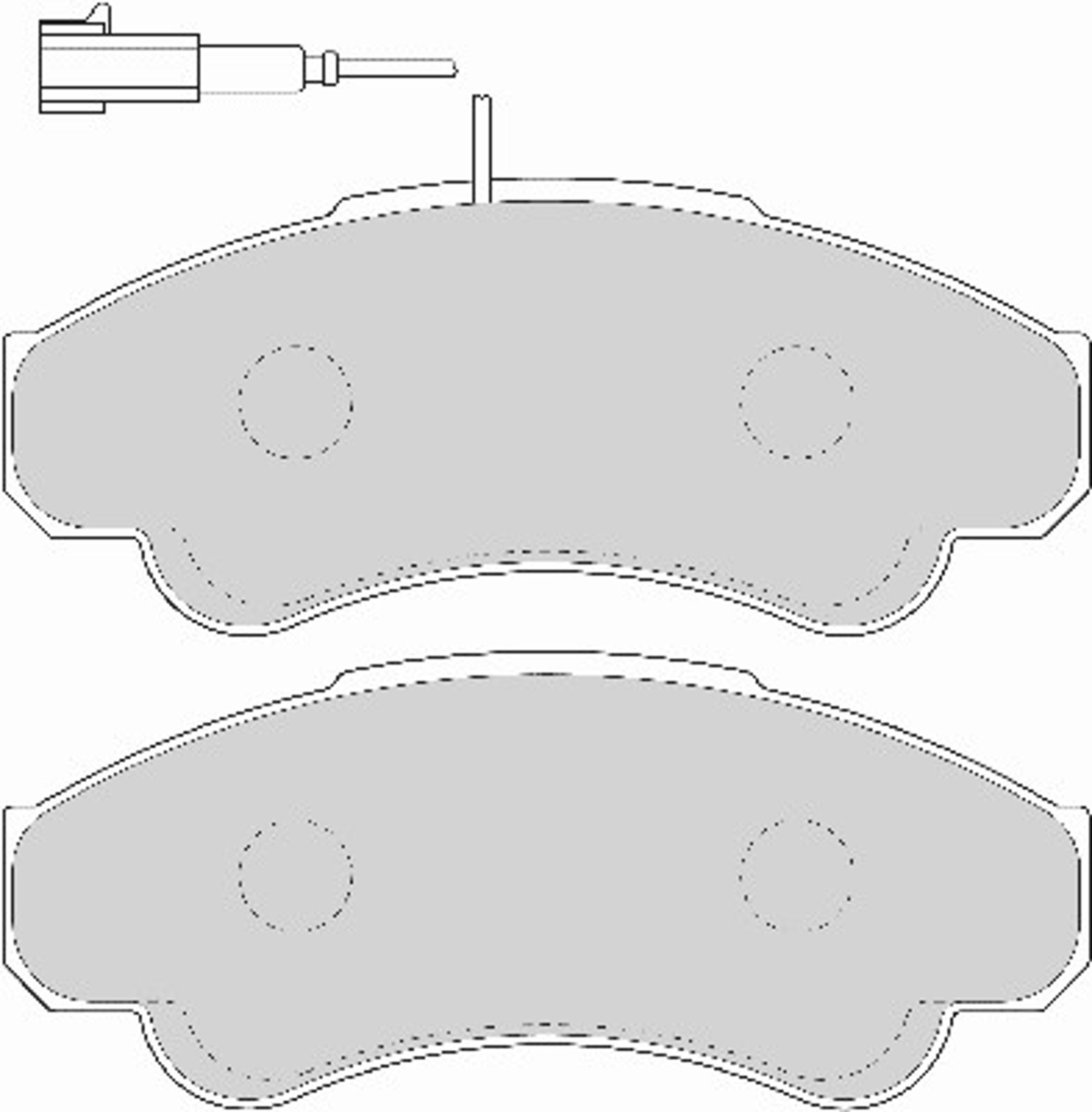 AVR109 ABEX Комплект тормозных колодок, дисковый тормоз