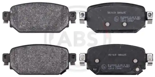 Комплект колодок для дисковых тормозов A.B.S. 35169
