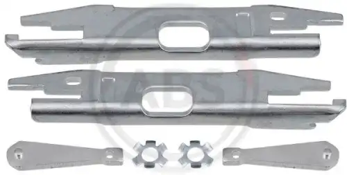96491 монтажный комплект барабанных тормозных колодок A.B.S. 96491
