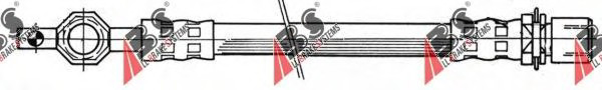 Шланг тормозной A.B.S. SL 4044