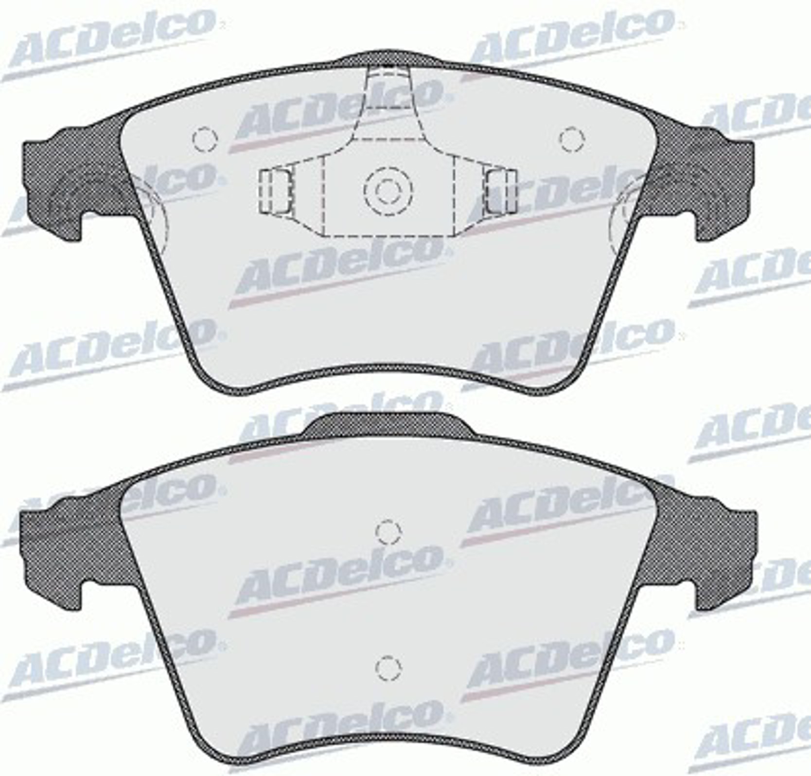 AC0581526D AC DELCO Колодки тормозные дисковые