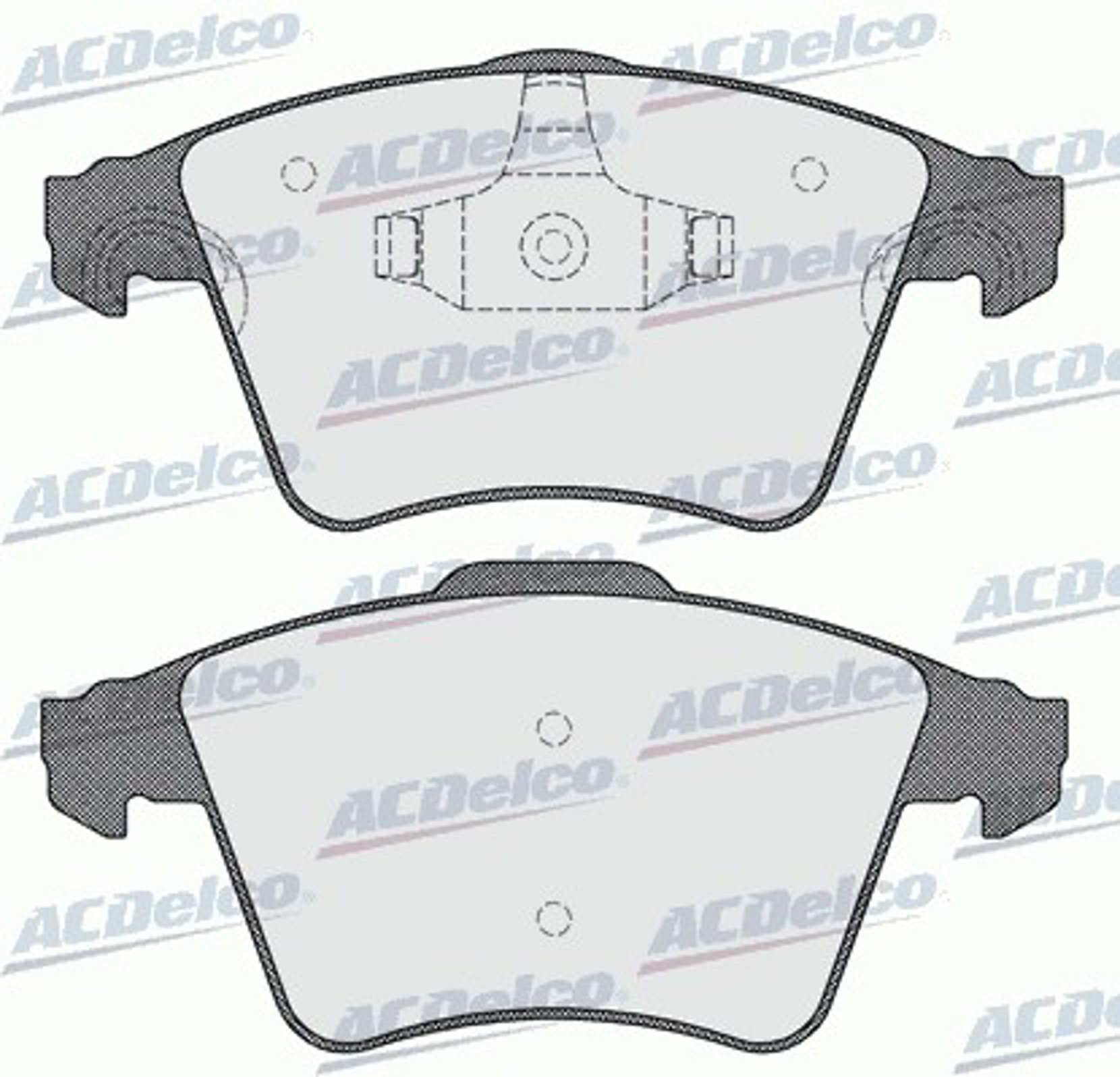 AC0581527D AC DELCO Колодки тормозные дисковые