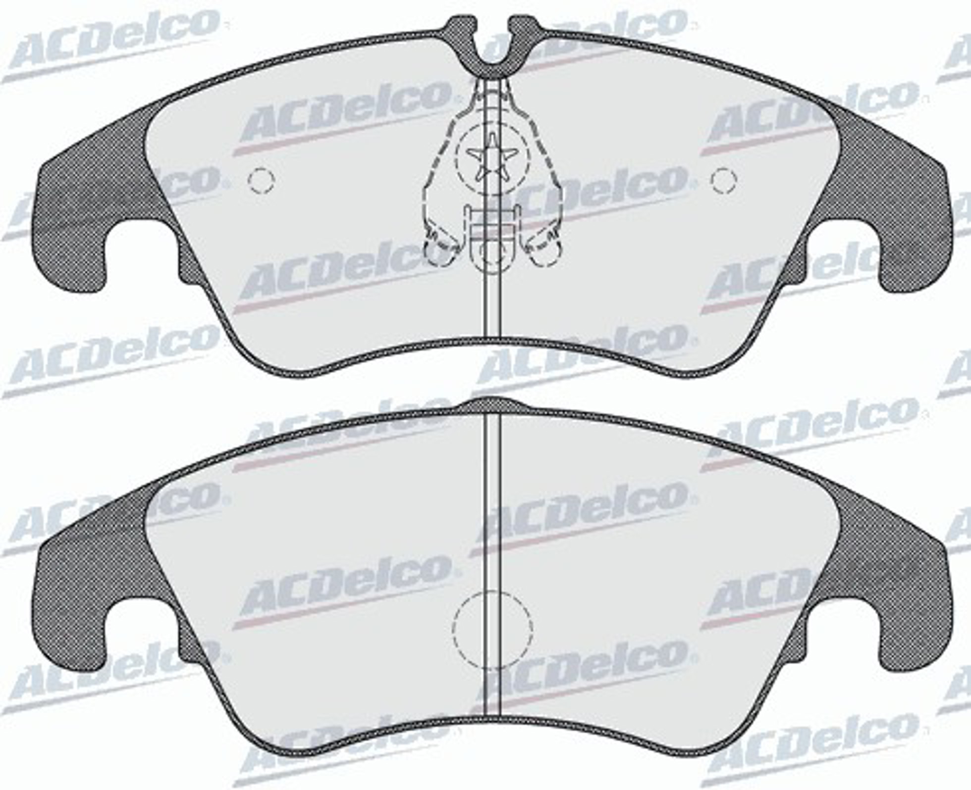 AC0581532D AC DELCO Колодки тормозные дисковые