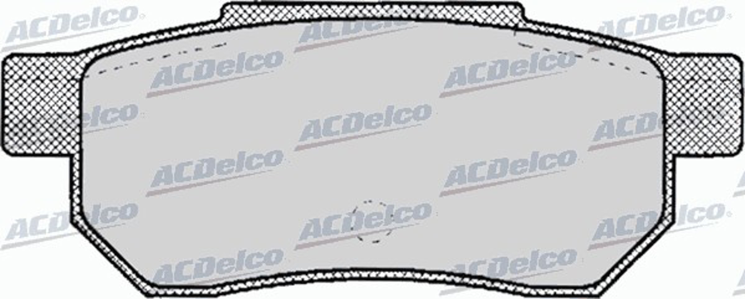 AC422881D AC DELCO Колодки тормозные дисковые