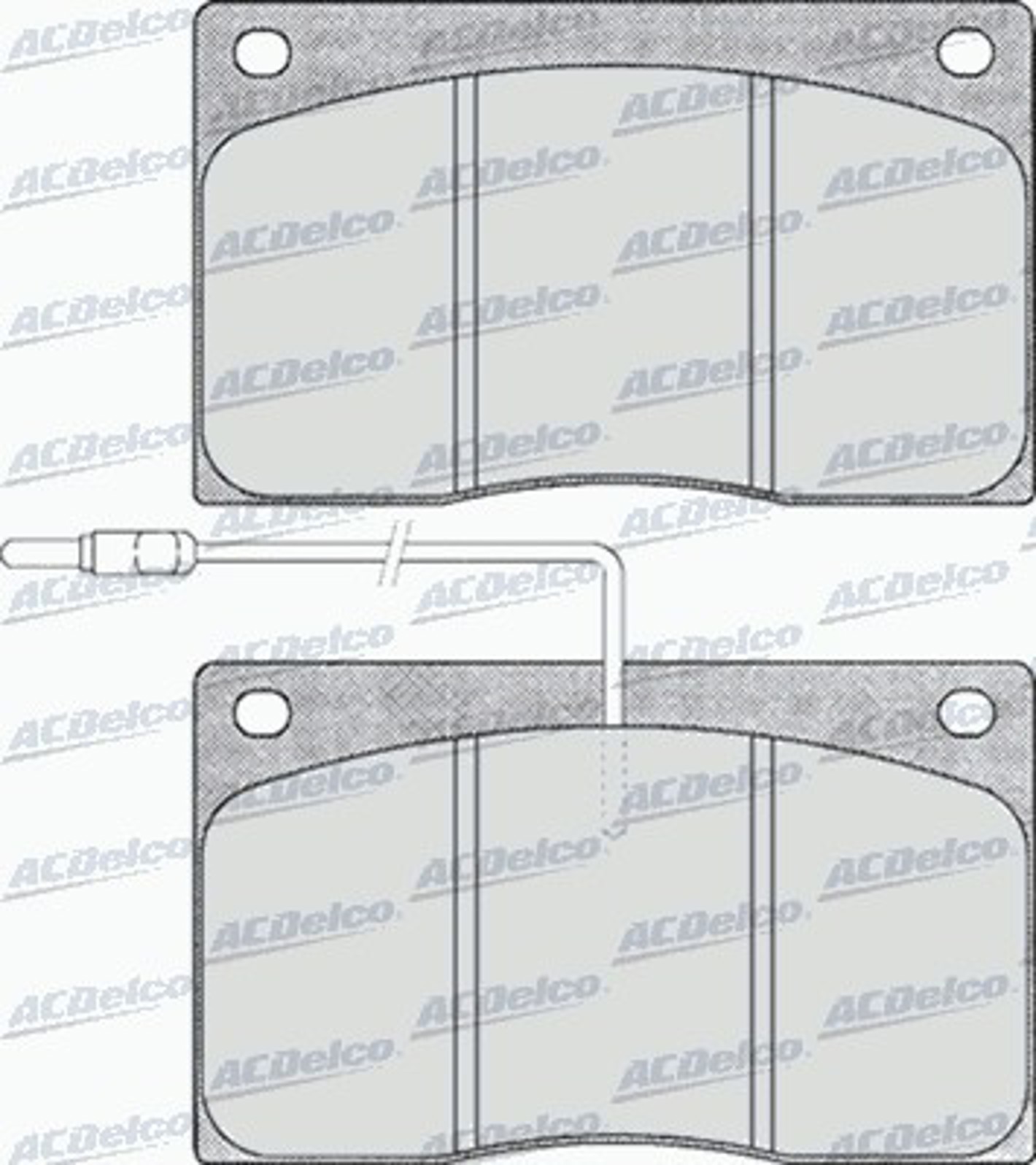 AC494981D AC DELCO Колодки тормозные дисковые