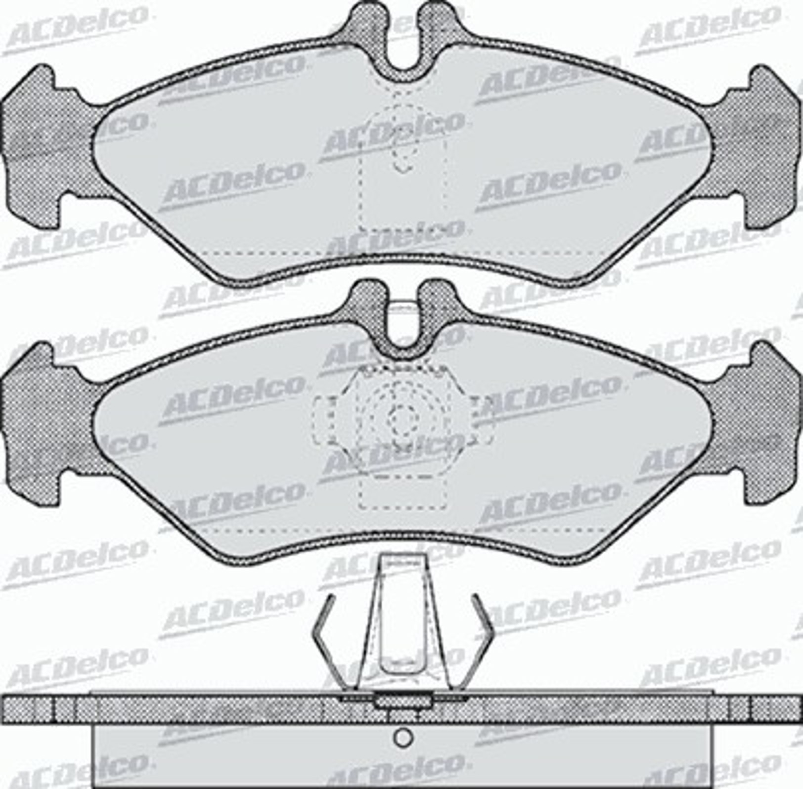 AC627481D AC DELCO Колодки тормозные дисковые