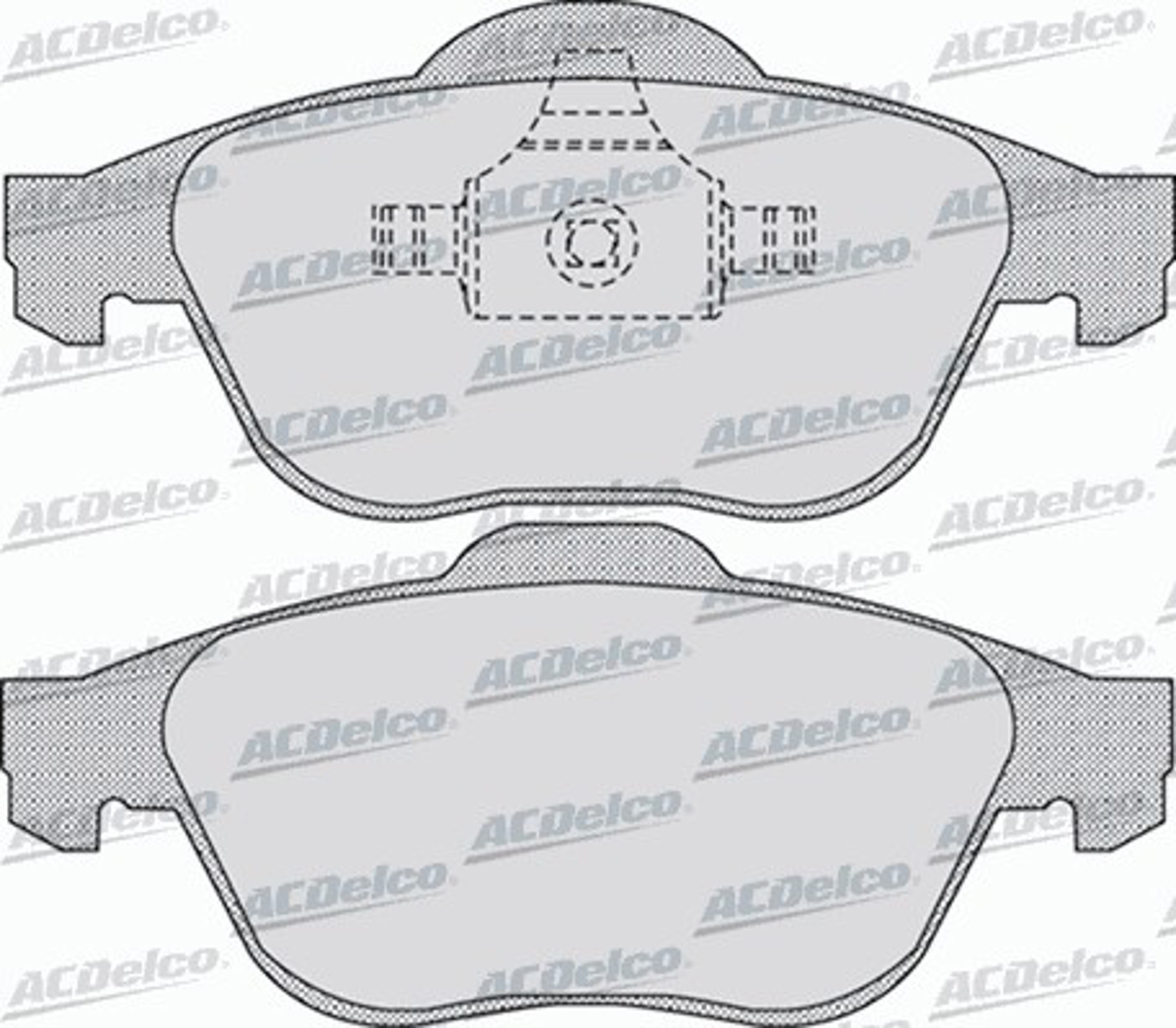 AC686281D AC DELCO Колодки тормозные дисковые