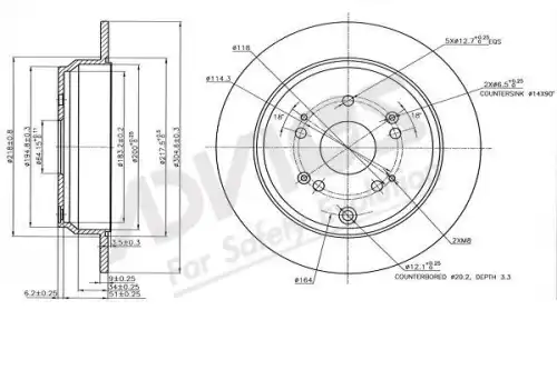 C6r080b диск тормозной зад advics ADVICS C6R080B