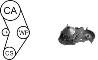 WPK-157801 AIRTEX Комплект ремня ГРМ с помпой