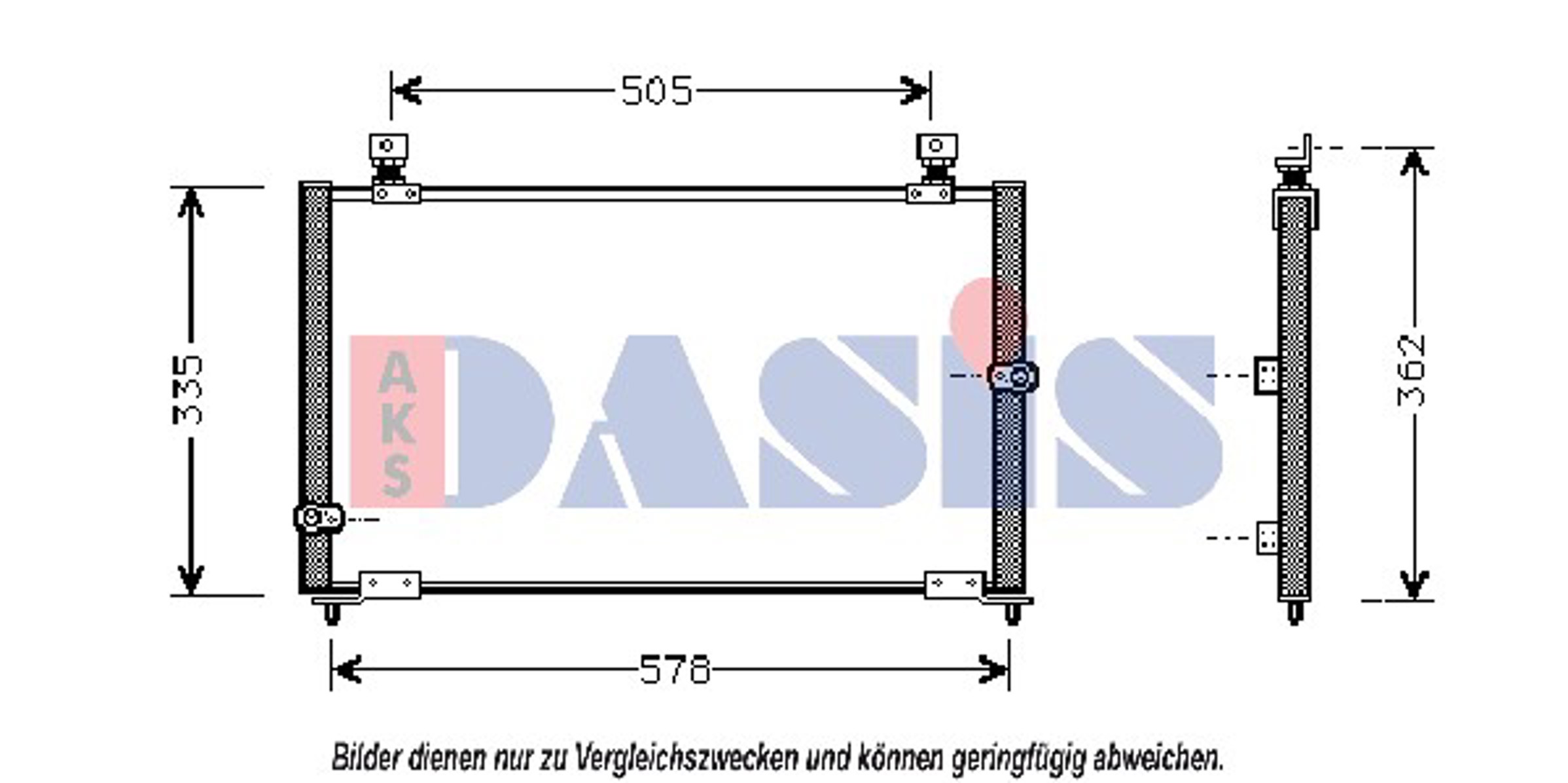 Конденсатор кондиционер AKS DASIS 102000N