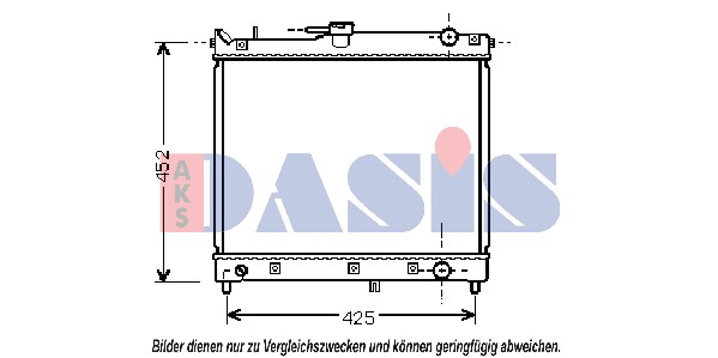 Радиатор системы охлаждения AKS DASIS 320005N