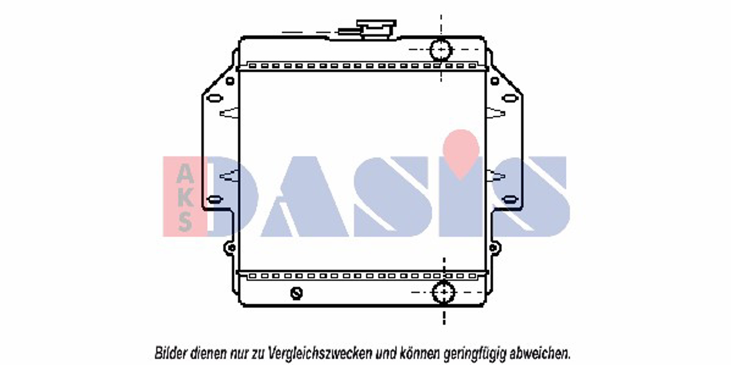 Радиатор системы охлаждения AKS DASIS 320080N