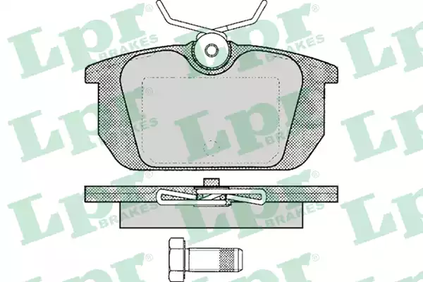 05P101 AP Колодки тормозные дисковые