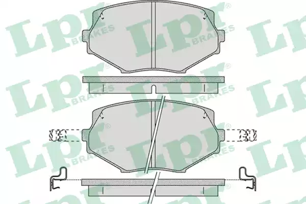 05P1043 AP Колодки тормозные дисковые