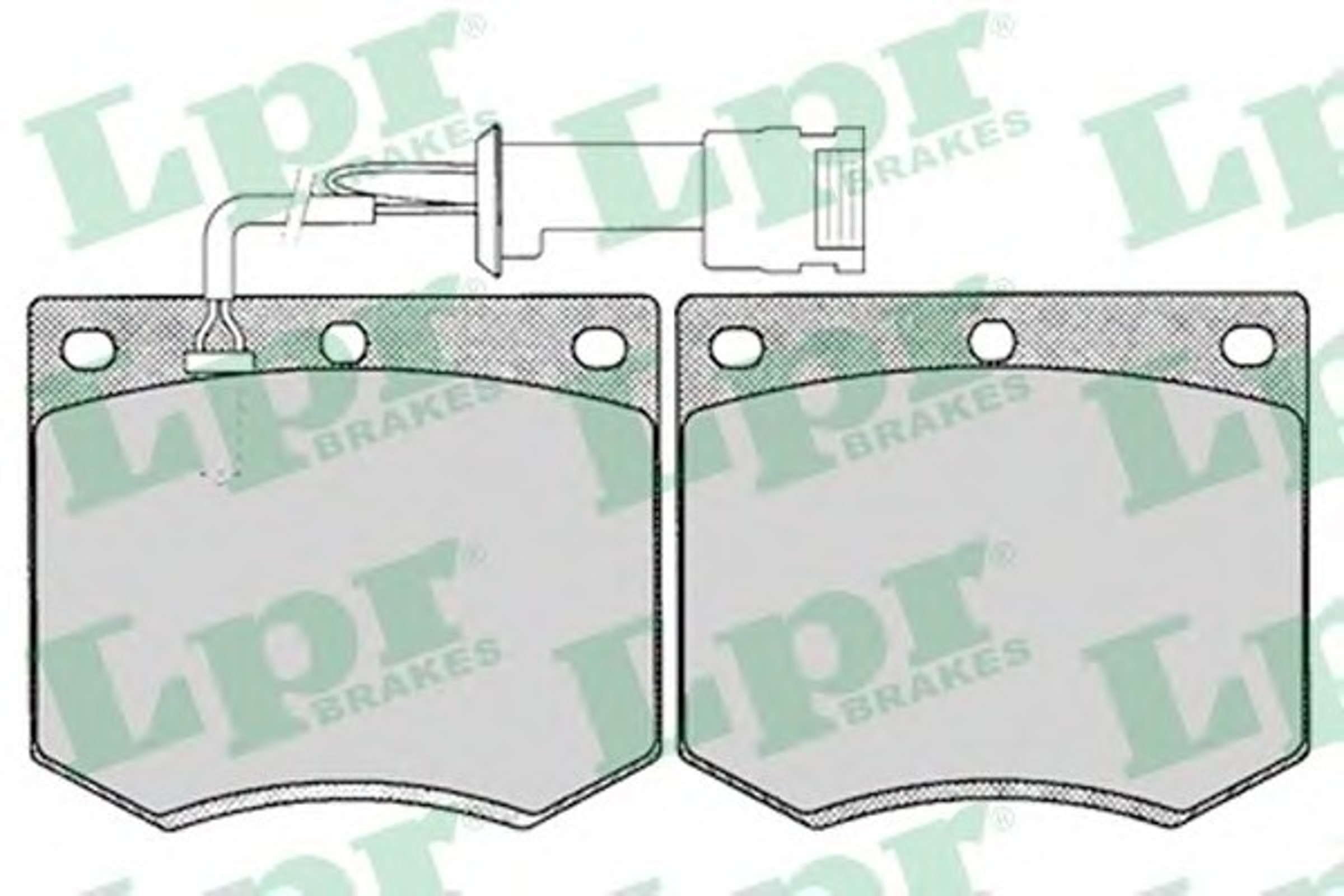 05P125 AP Колодки тормозные дисковые