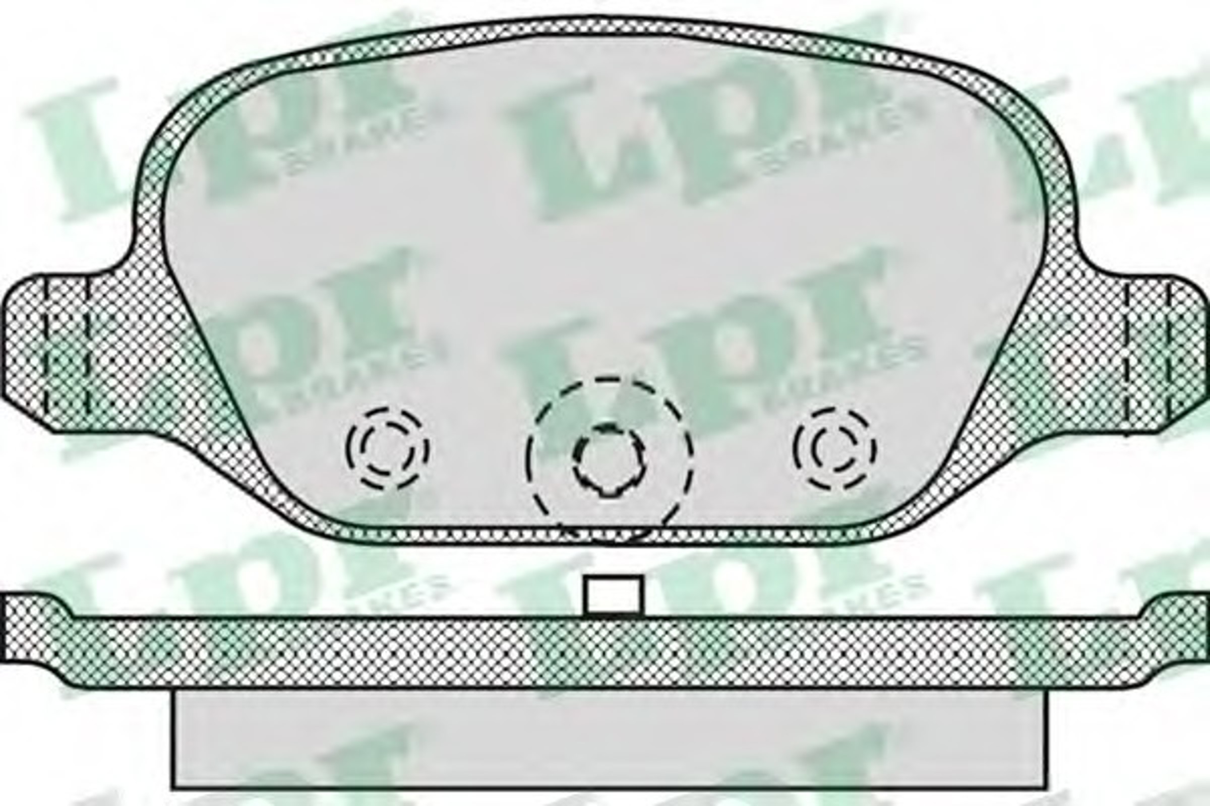 05P1265 AP Колодки тормозные дисковые