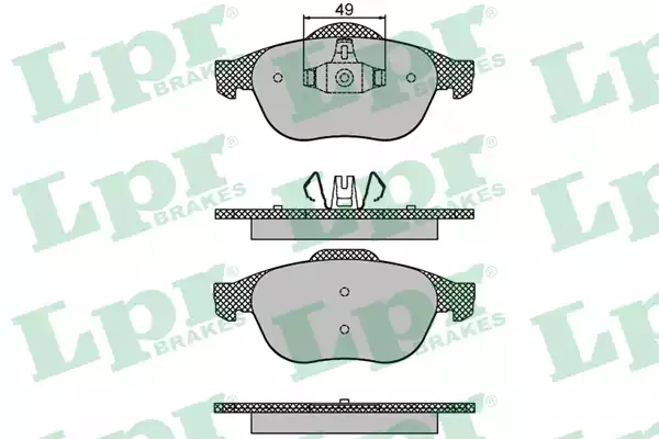 05P1678 AP Тормозные колодки