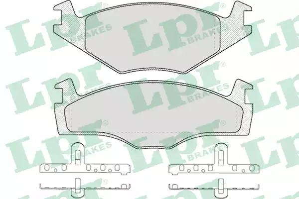 05P224 AP Колодки тормозные дисковые