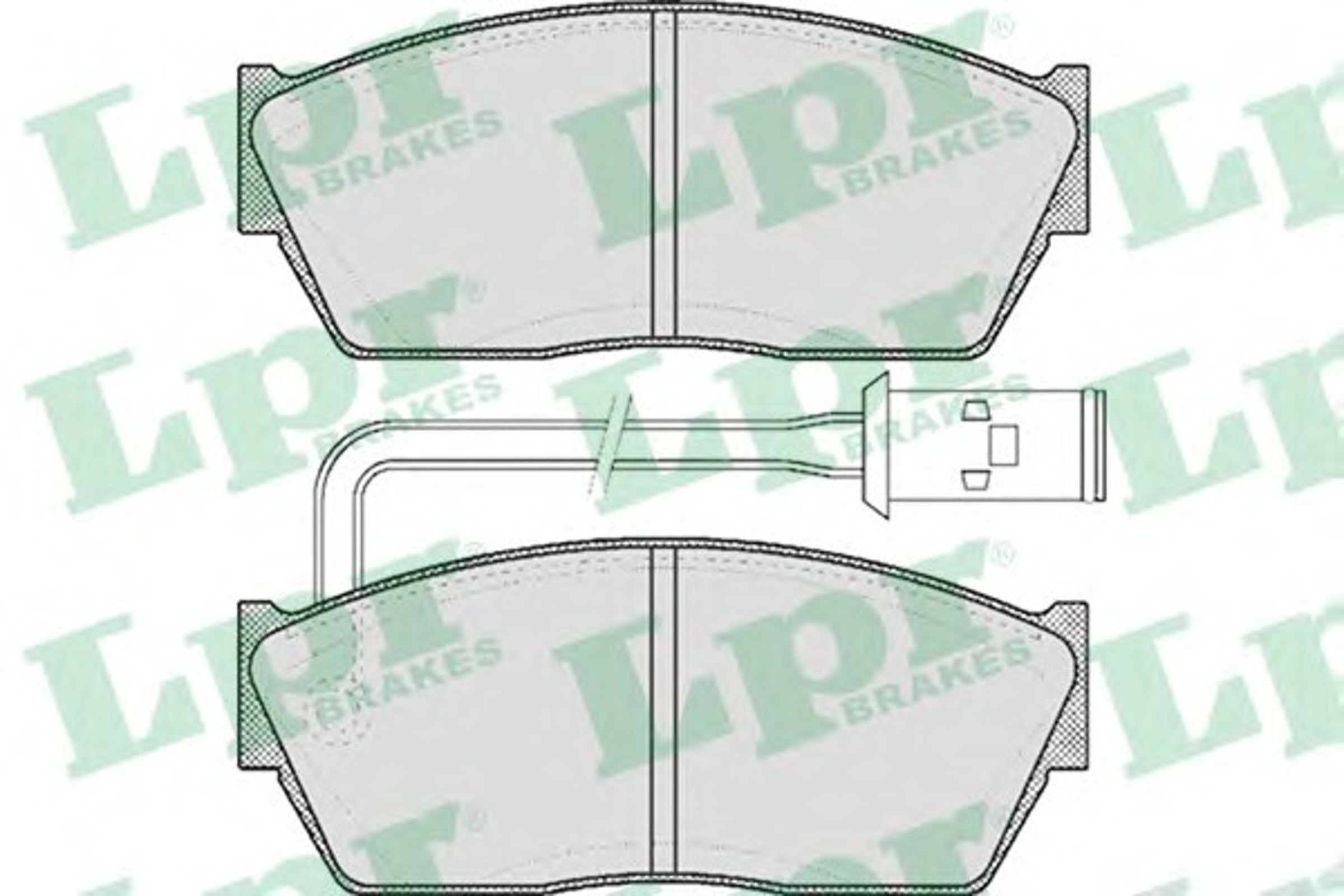 05P308 AP Колодки тормозные дисковые