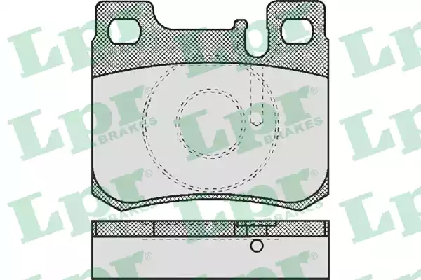 05P485 AP Колодки тормозные дисковые