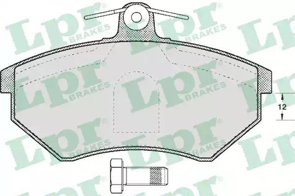 05P613 AP Колодки тормозные дисковые