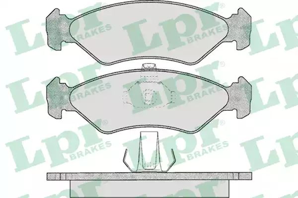 05P625 AP Колодки тормозные дисковые