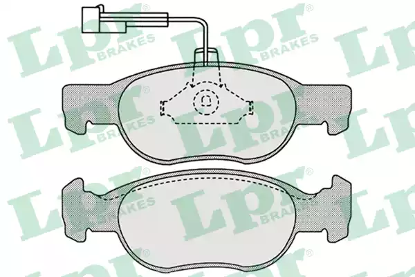 05P652 AP Колодки тормозные дисковые