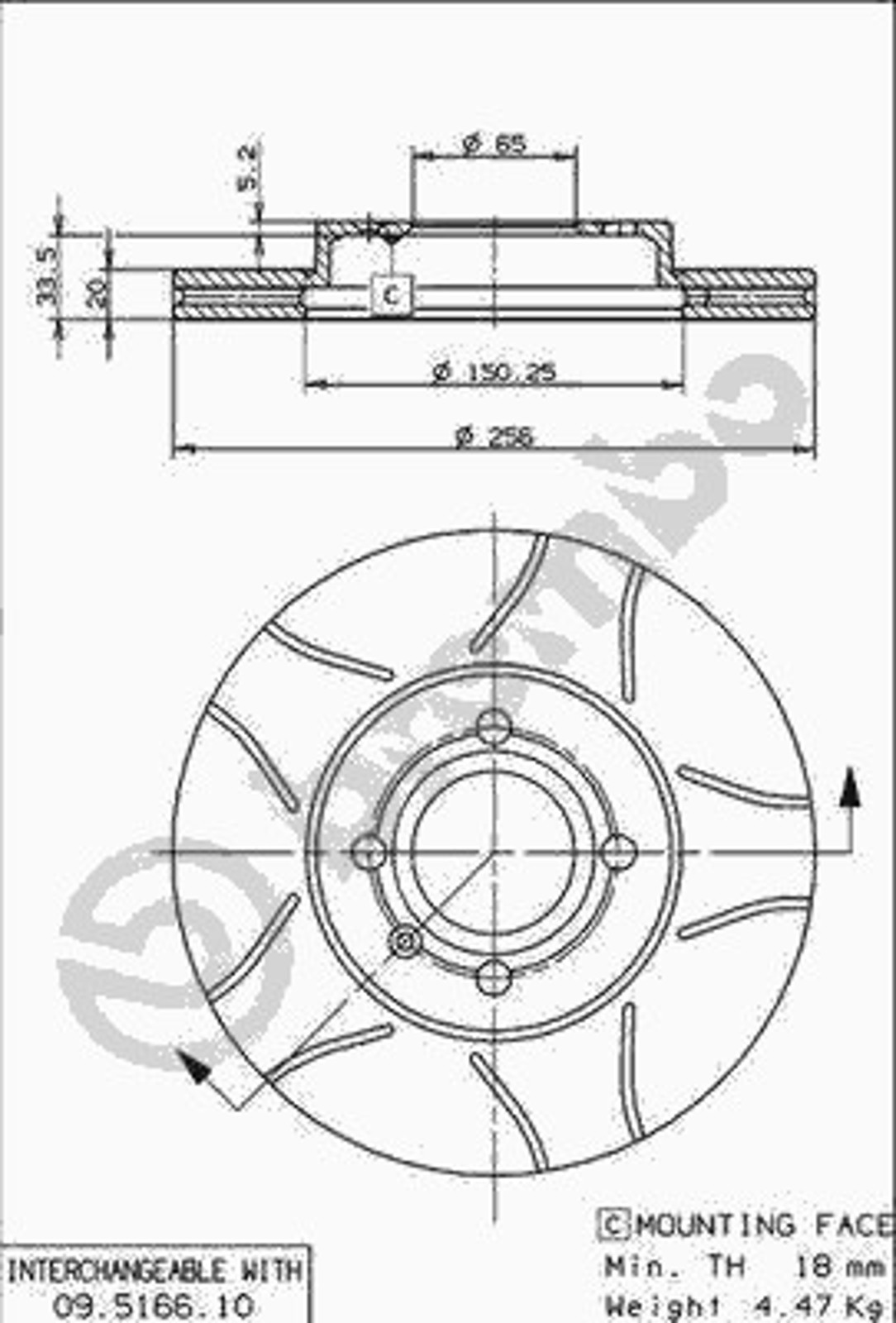 X 24217 AP AUTOMOTIV Диск тормозной