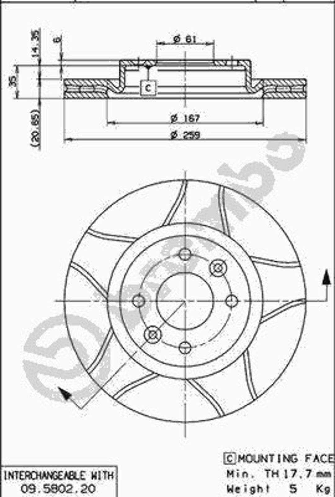 X 24768 AP AUTOMOTIV Диск тормозной