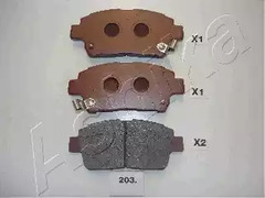 Колодки тормозные дисковые ASHIKA 50-02-203