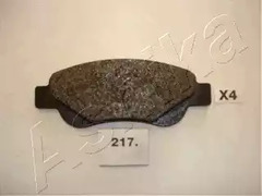 Колодки тормозные дисковые ASHIKA 50-02-217