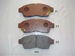 Колодки тормозные дисковые ASHIKA 50-02-264