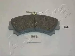 Колодки тормозные дисковые ASHIKA 50-05-593