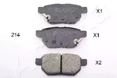 Колодки тормозные дисковые ASHIKA 51-02-214