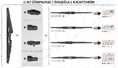 Фото 1 SA-X30R ASHIKA щетка стеклоочистителя задняя